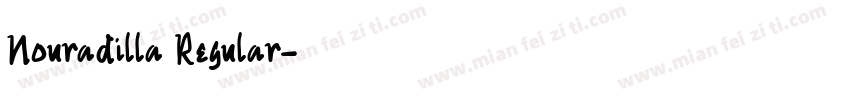 Nouradilla Regular字体转换